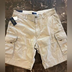 Ralph Lauren Men's Beige Cargo Shorts